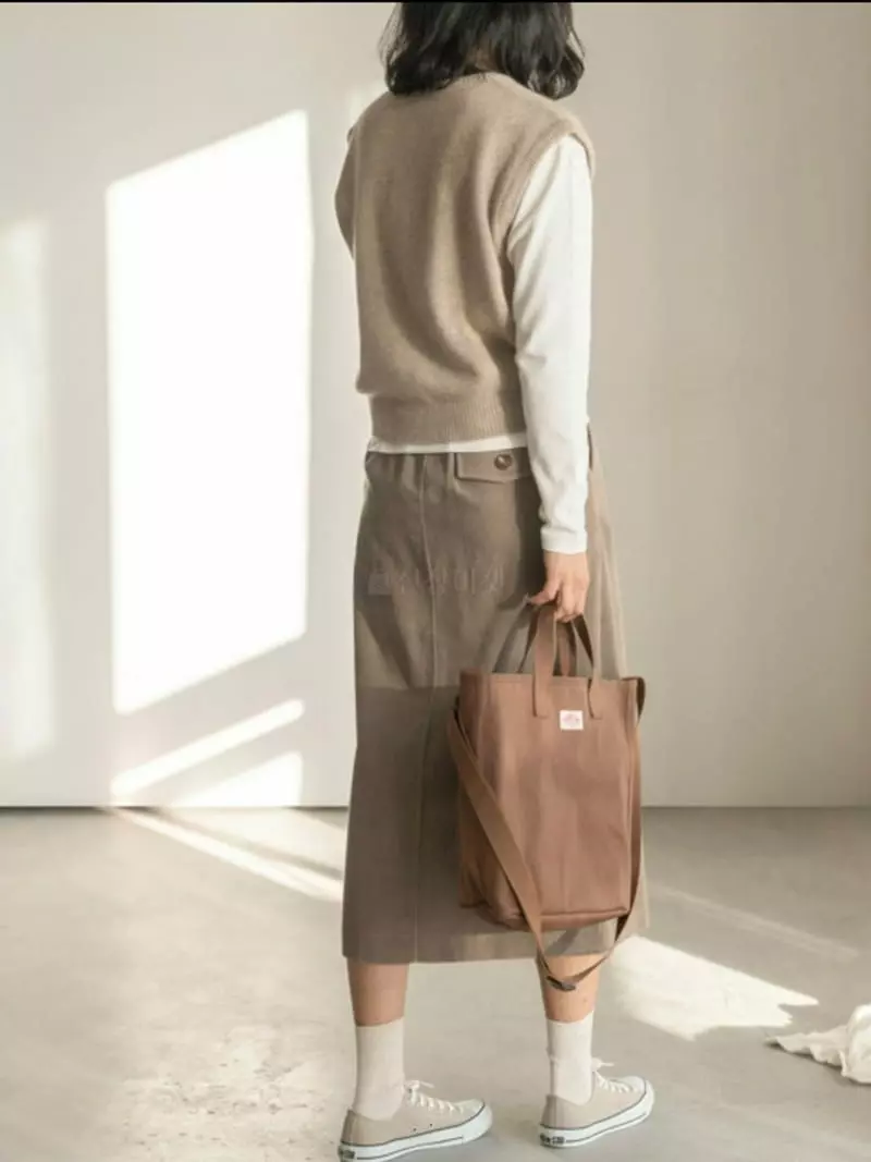 Baribari - Korean Women Fashion - #pursuepretty - Slit Skirt - 3