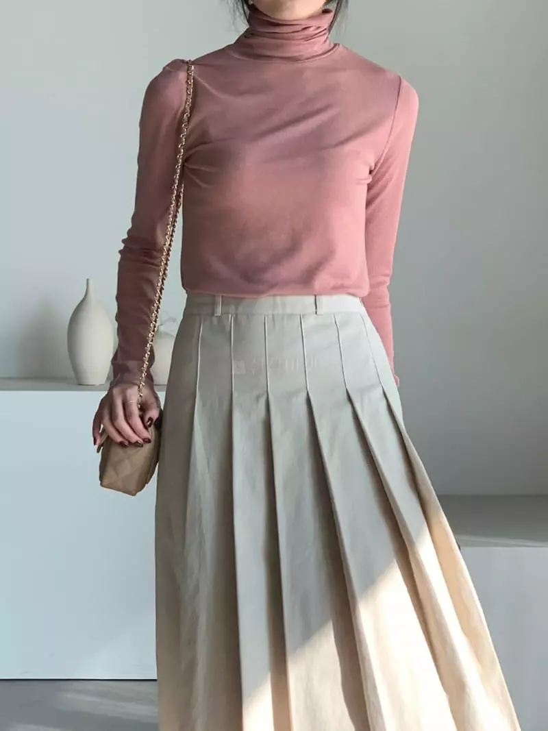 Baribari - Korean Women Fashion - #restrostyle - Pleats Skirt - 6
