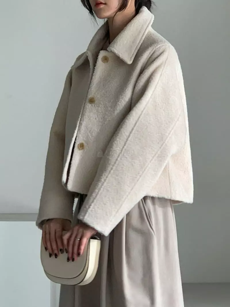 Baribari - Korean Women Fashion - #restrostyle - Teddy Cardigan - 2