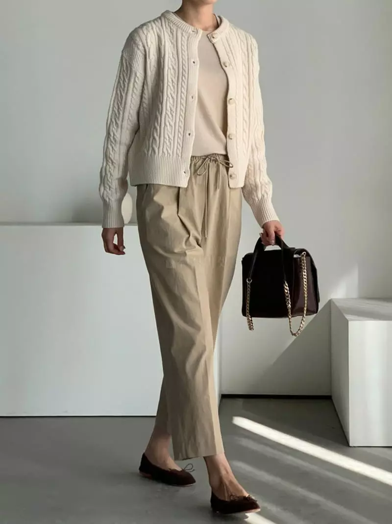 Baribari - Korean Women Fashion - #restrostyle - Twist Cardigan - 6