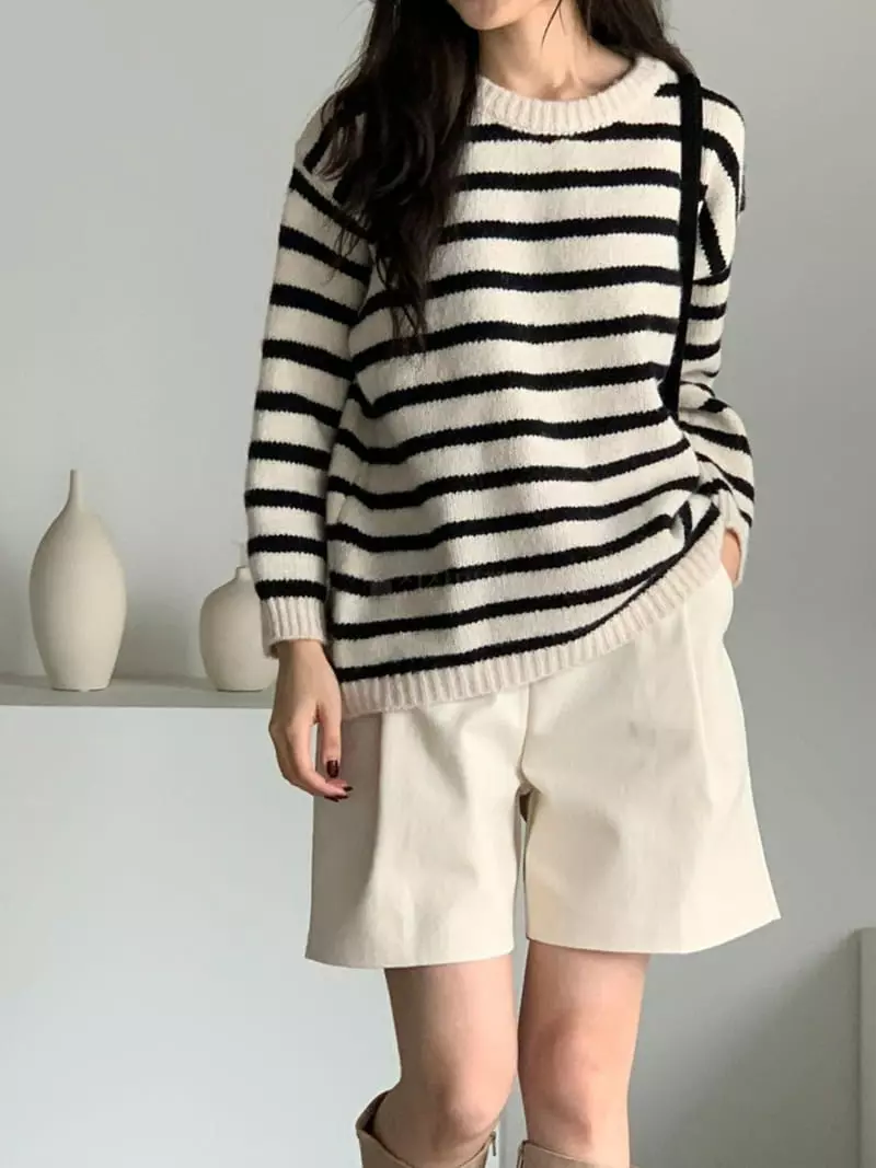 Baribari - Korean Women Fashion - #romanticstyle - Peach Shorts - 8