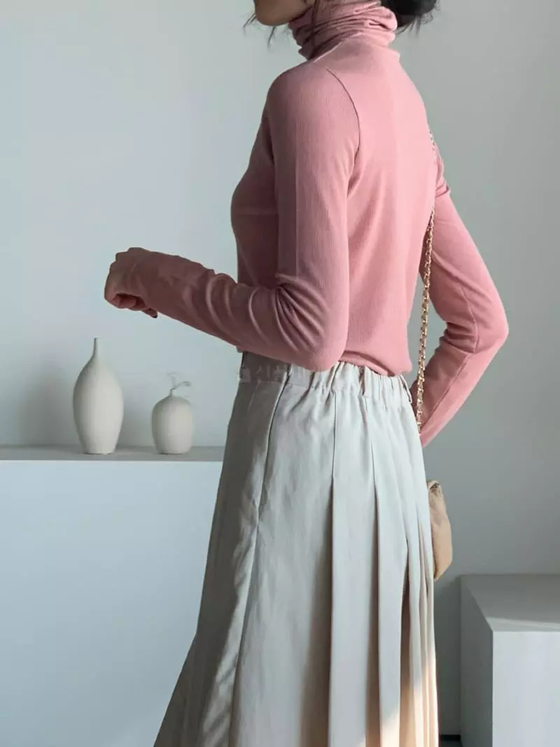 Baribari - Korean Women Fashion - #romanticstyle - Pleats Skirt - 7