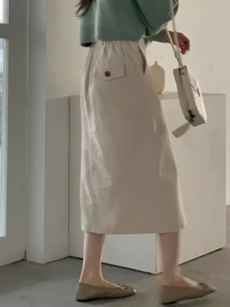 Baribari - Korean Women Fashion - #shopsmall - Slit Skirt - 6