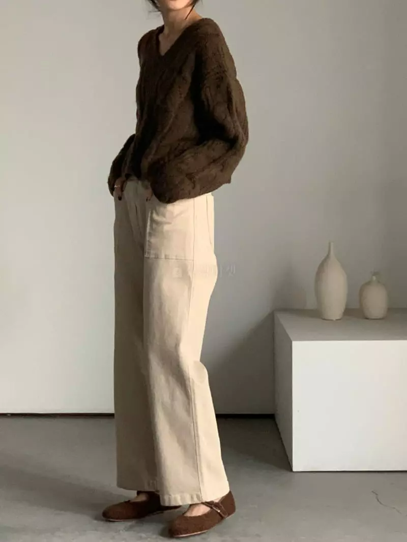 Baribari - Korean Women Fashion - #shopsmall - Uro Fleece Pants - 2