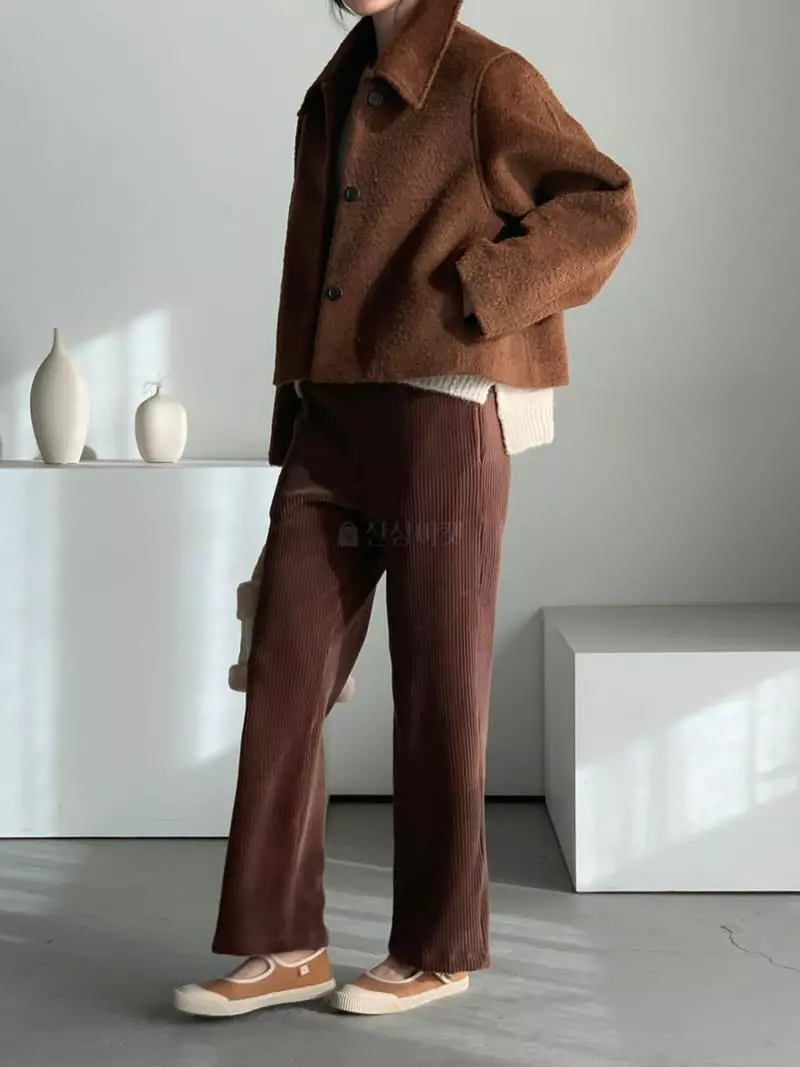 Baribari - Korean Women Fashion - #shopsmall - Rib Tape Pants - 7