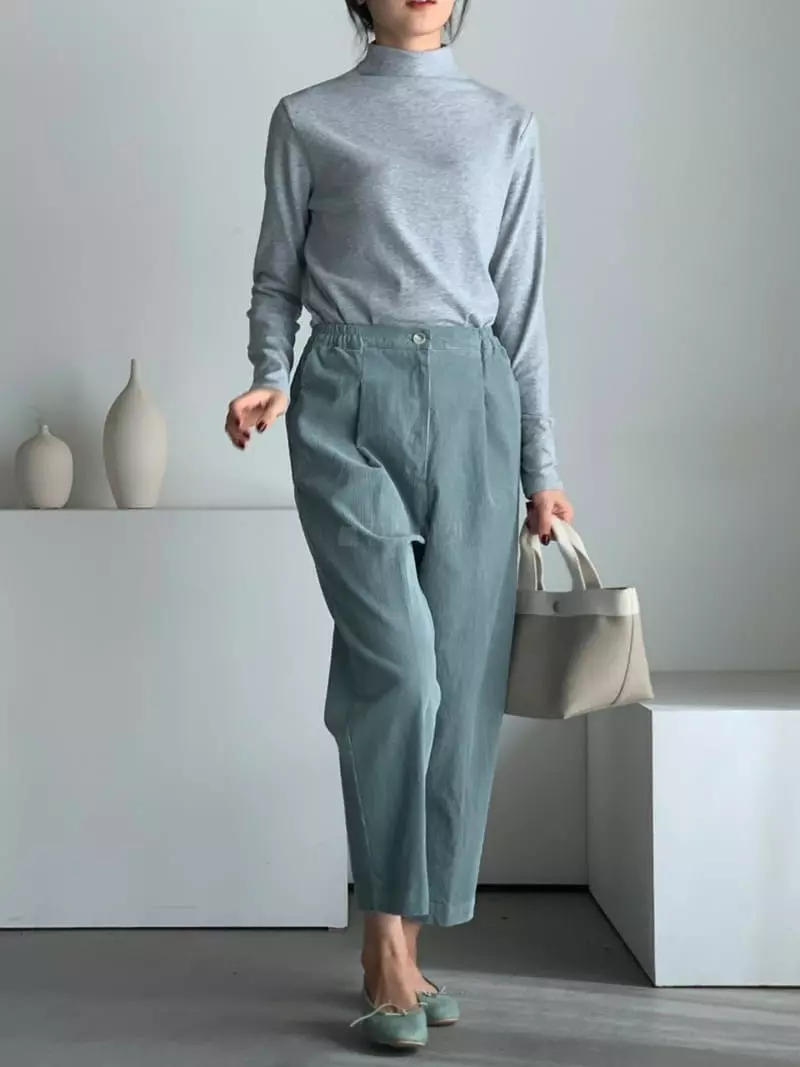 Baribari - Korean Women Fashion - #shopsmall - Rib Pocket Pants - 6