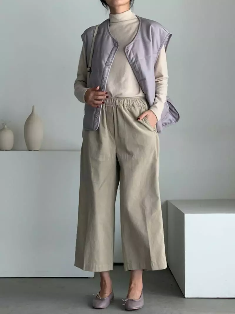 Baribari - Korean Women Fashion - #shopsmall - Rib Pants - 5