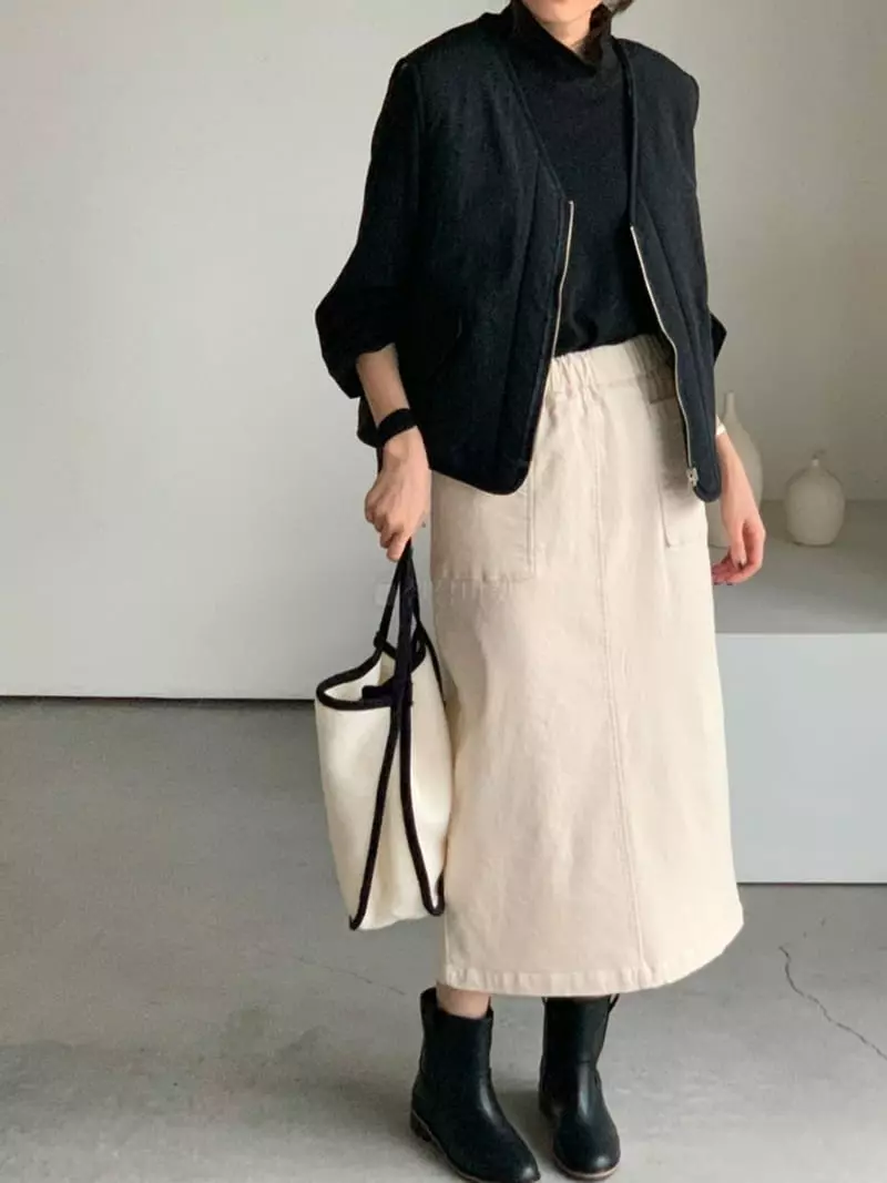 Baribari - Korean Women Fashion - #thatsdarling - Reversible Vest - 12