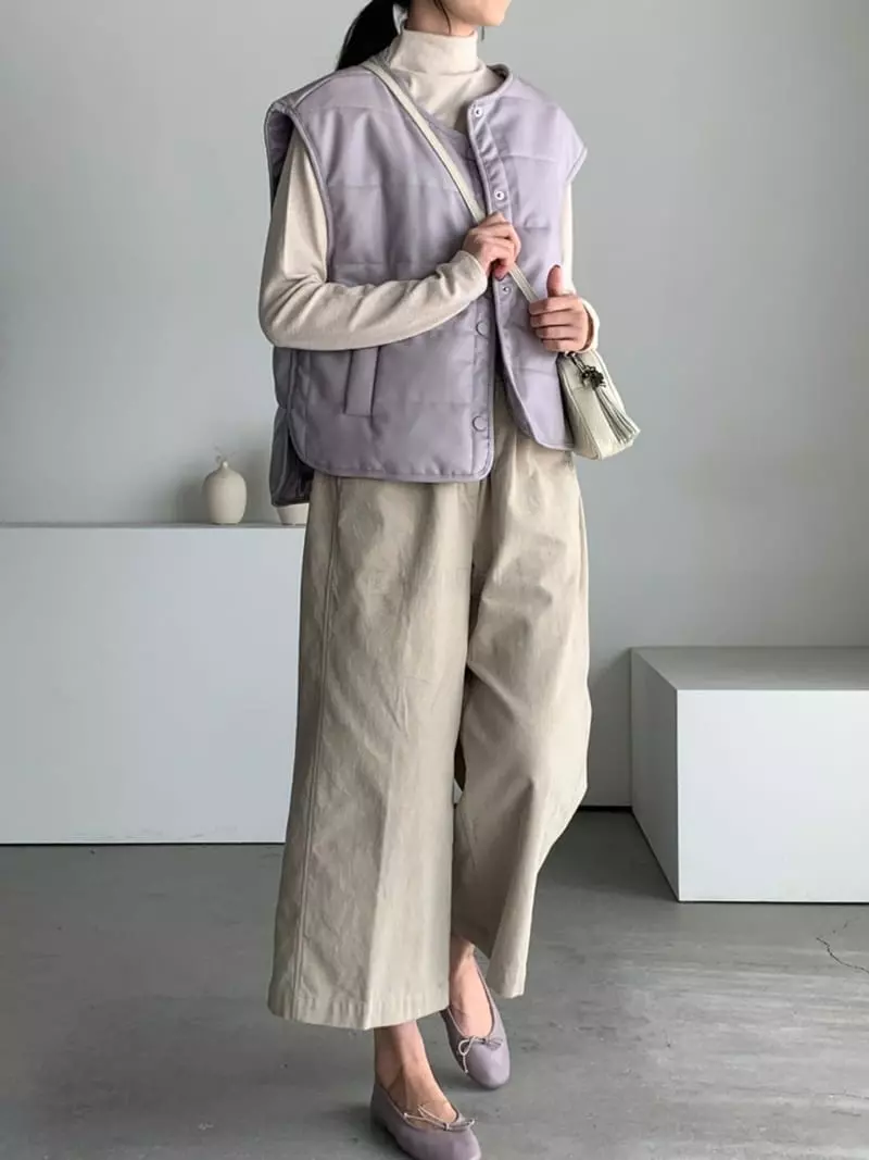 Baribari - Korean Women Fashion - #thatsdarling - Rib Pants - 6