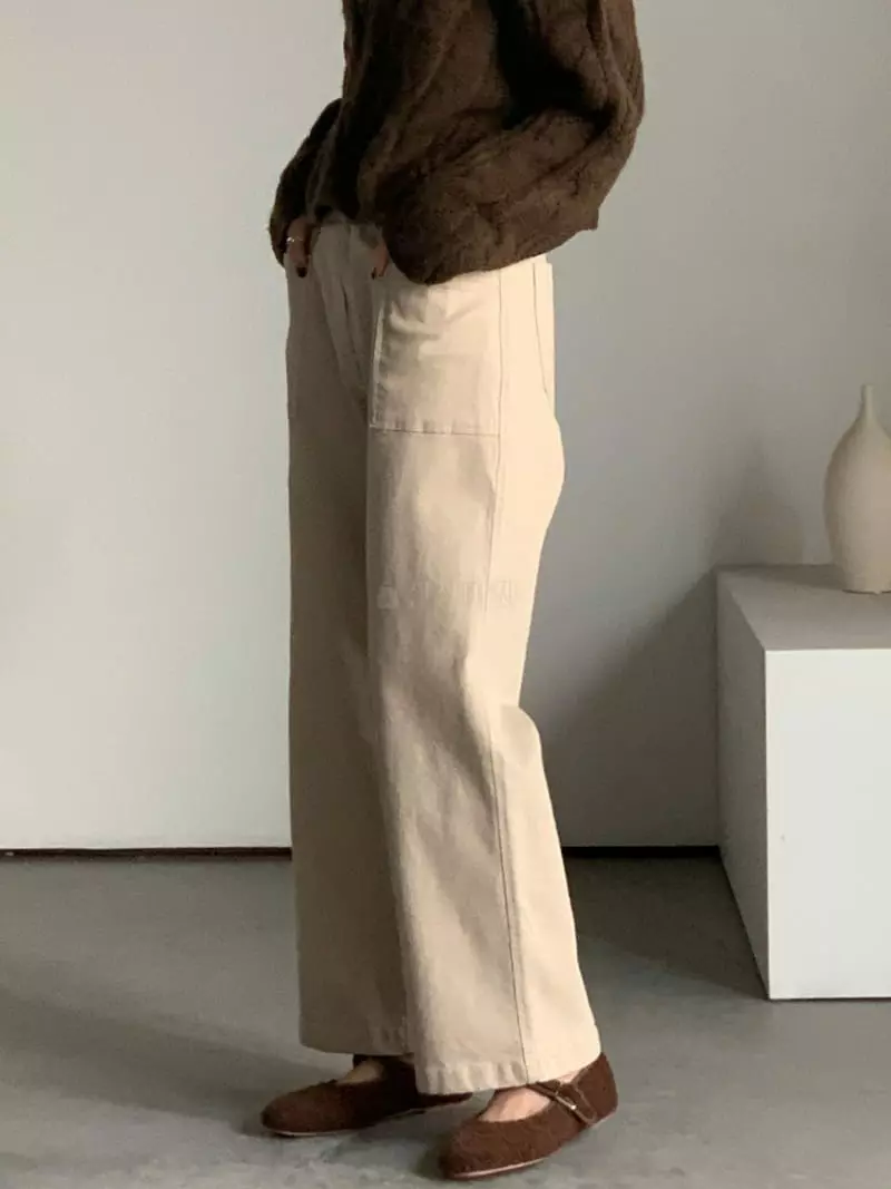 Baribari - Korean Women Fashion - #thatsdarling - Uro Fleece Pants - 4
