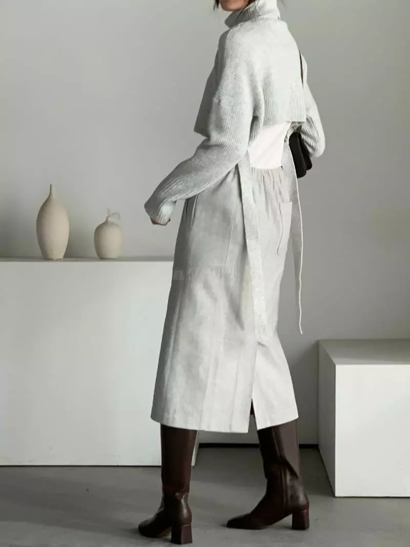 Baribari - Korean Women Fashion - #thelittlethings - Herringbone Skirt - 3