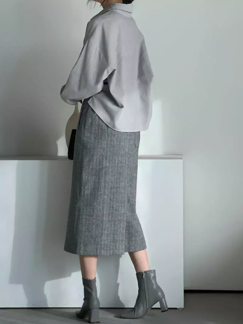 Baribari - Korean Women Fashion - #thelittlethings - Rib Crop SHIrt - 6
