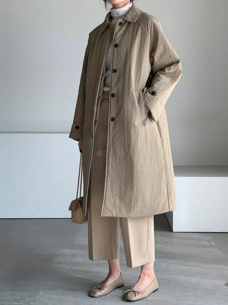 Baribari - Korean Women Fashion - #vintageinspired - Peach Banding Pants - 5