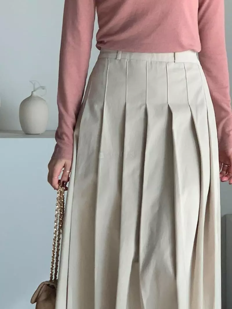 Baribari - Korean Women Fashion - #vintageinspired - Pleats Skirt - 3