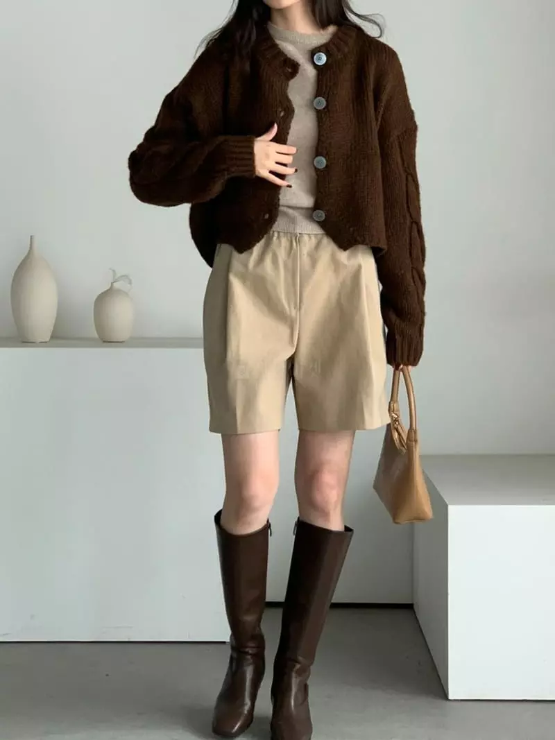 Baribari - Korean Women Fashion - #vintageinspired - Molly Knit Cardigan - 8