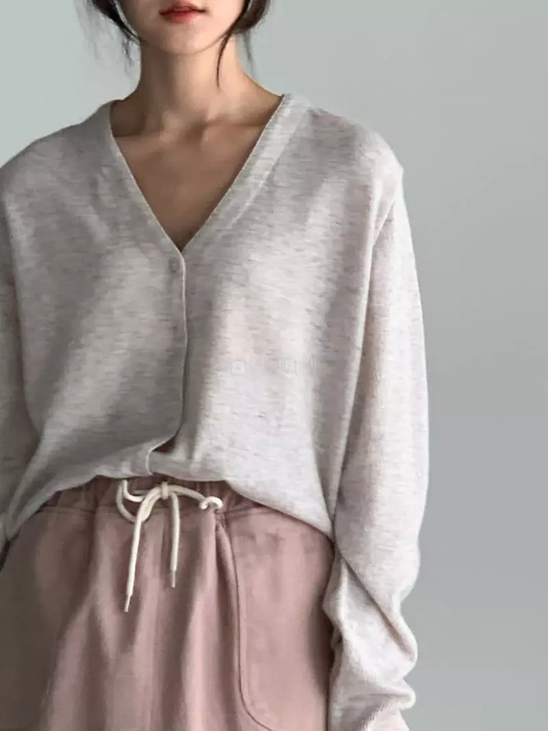 Baribari - Korean Women Fashion - #vintagekidsstyle - Need Basic Cardigan - 5