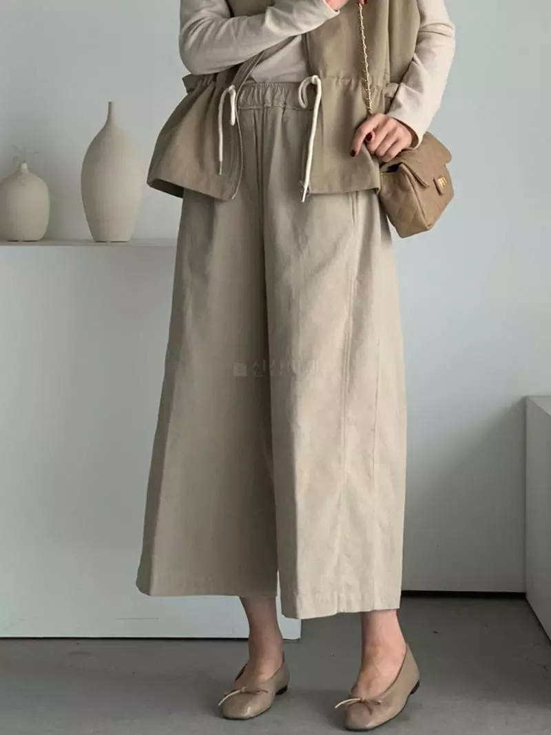 Baribari - Korean Women Fashion - #vintagekidsstyle - Rib Pants