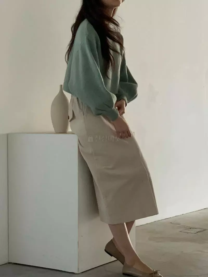 Baribari - Korean Women Fashion - #womensfashion - Slit Skirt - 10