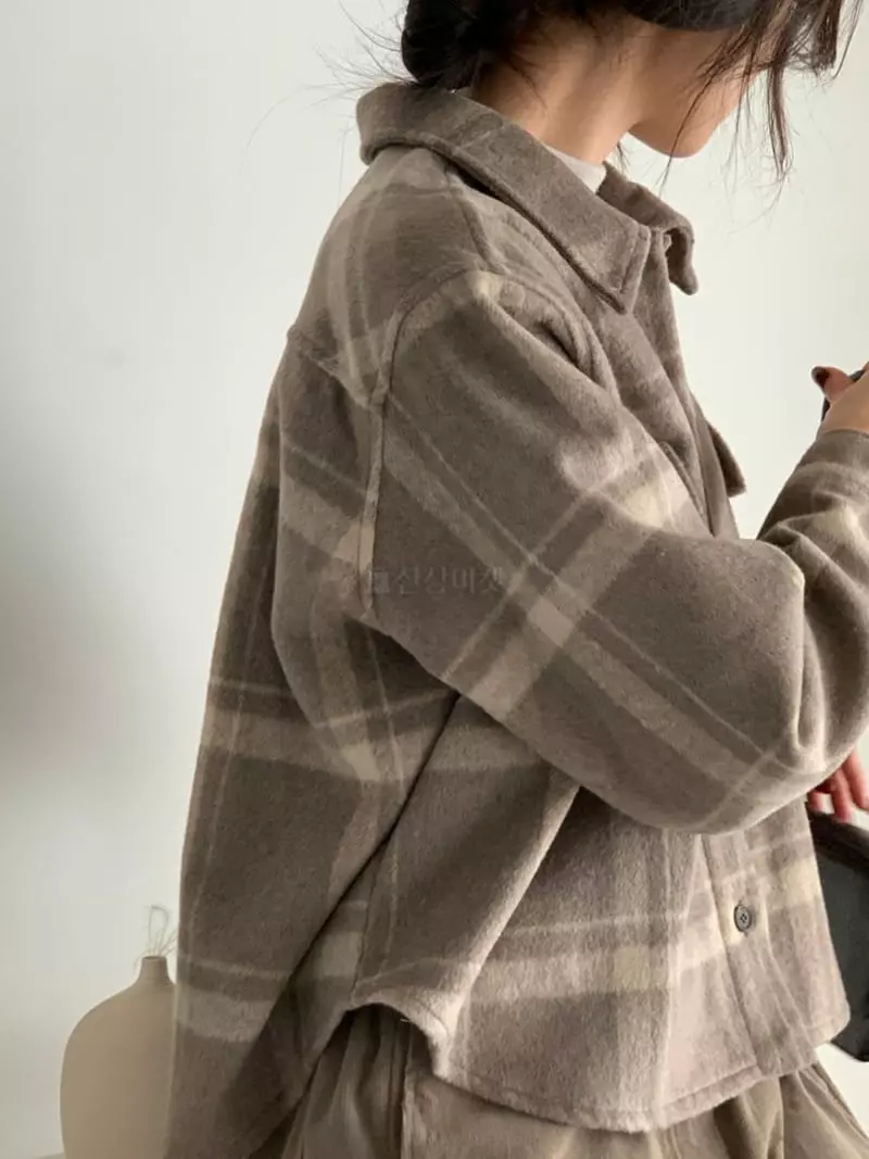 Baribari - Korean Women Fashion - #womensfashion - Check Shirt - 11