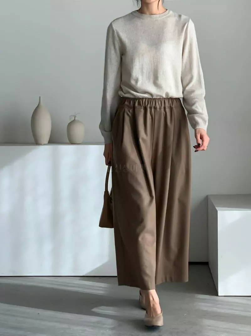 Baribari - Korean Women Fashion - #womensfashion - Wrinkle Pants - 2