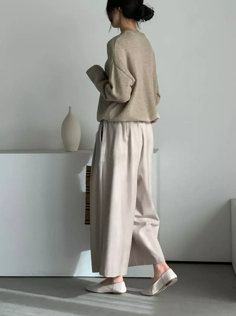 Baribari - Korean Women Fashion - #womensfashion - Wrinkle Pants - 8