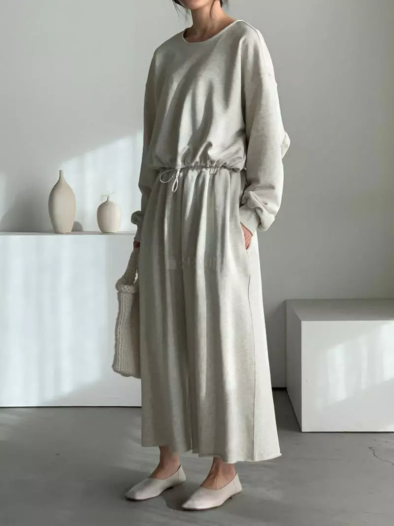 Baribari - Korean Women Fashion - #womensfashion - Shirring Sweatshirt - 11