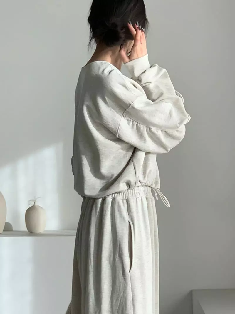 Baribari - Korean Women Fashion - #womensfashion - Shirring Sweatshirt - 9