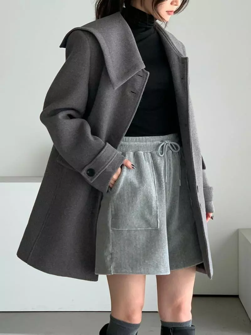 Baribari - Korean Women Fashion - #womensfashion - Mini RIb Pants - 8