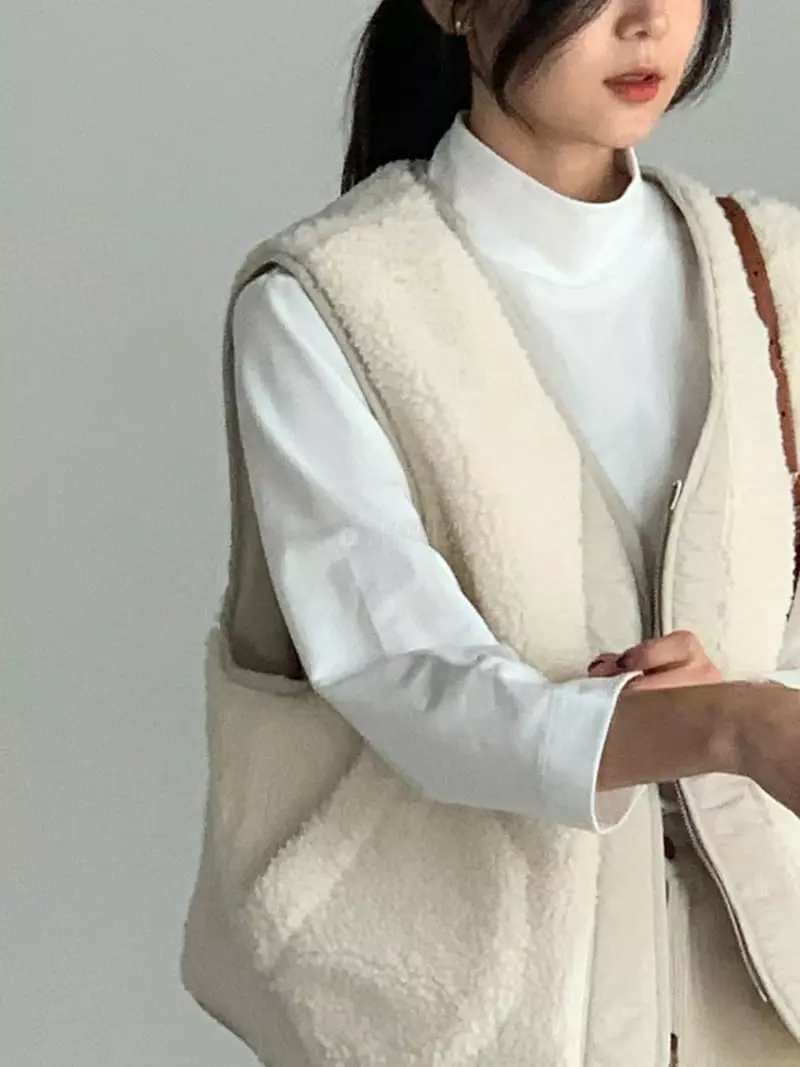 Baribari - Korean Women Fashion - #womensfashion - Reversible Vest
