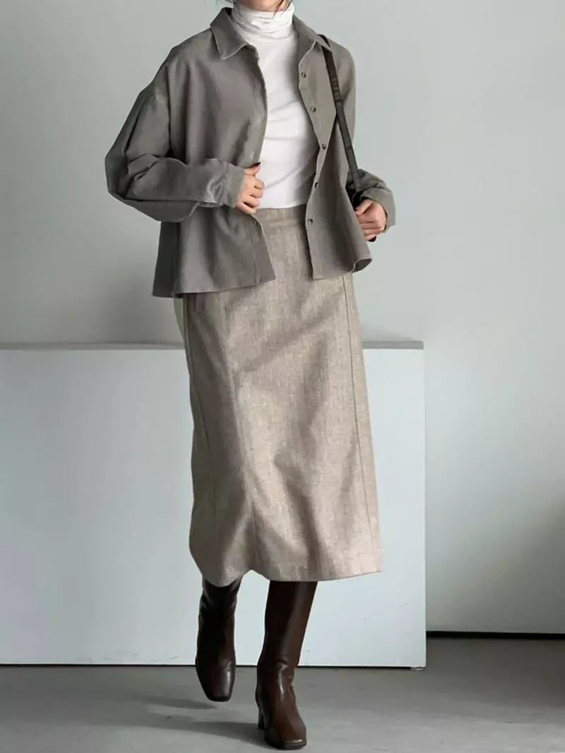 Baribari - Korean Women Fashion - #womensfashion - Rib Crop SHIrt - 12