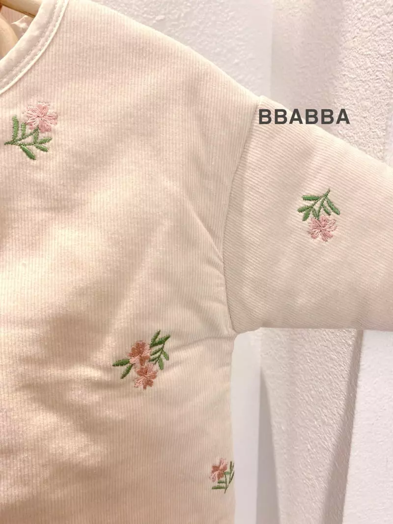 Bbabba - Korean Baby Fashion - #babyfashion - Berry Flower Embrodiery Jumper - 6