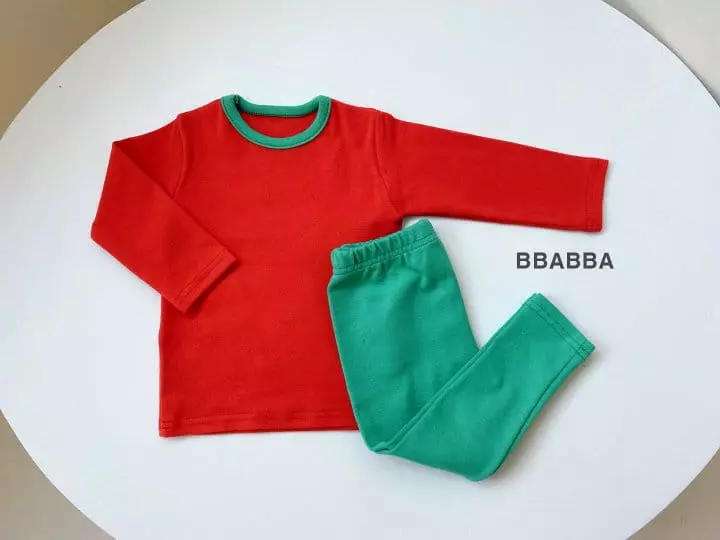 Bbabba - Korean Baby Fashion - #babyfever - Chirstmas Top Bottom Set - 5
