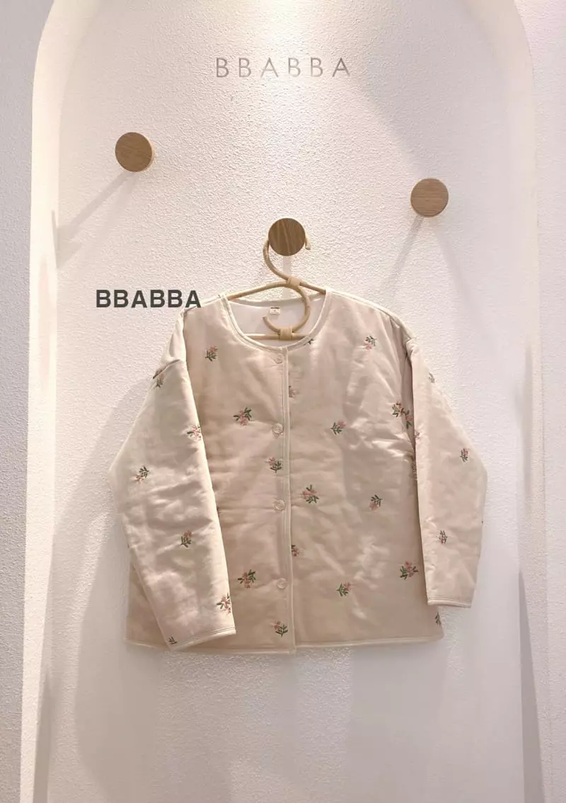 Bbabba - Korean Baby Fashion - #babyfever - Berry Flower Embrodiery Jumper - 7