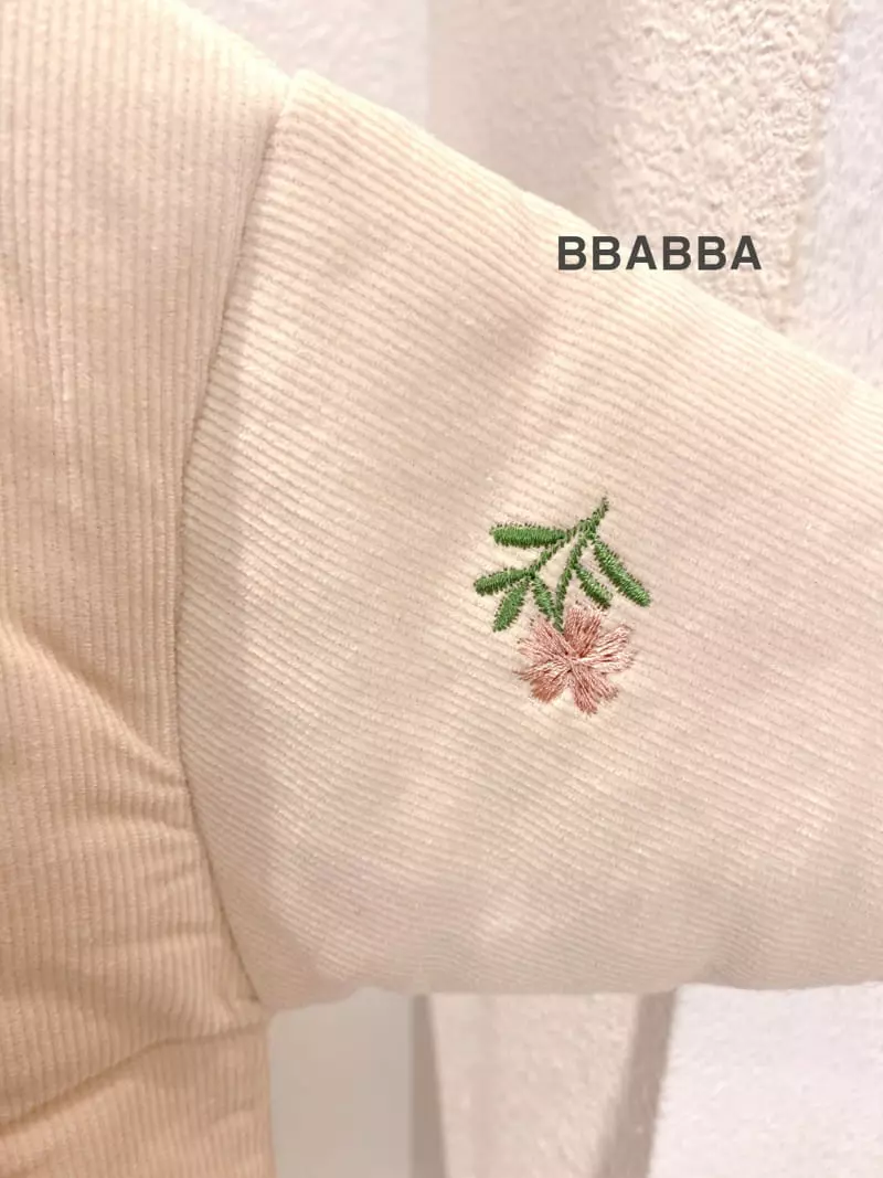 Bbabba - Korean Baby Fashion - #babylifestyle - Berry Flower Embrodiery Jumper - 9