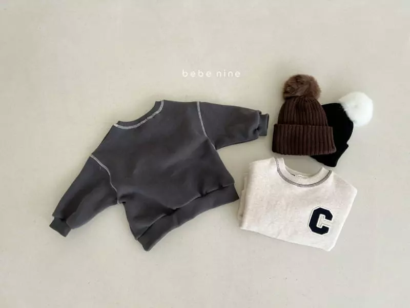 Bebe Nine - Korean Children Fashion - #childofig - C Bookle Sweatshirt - 5
