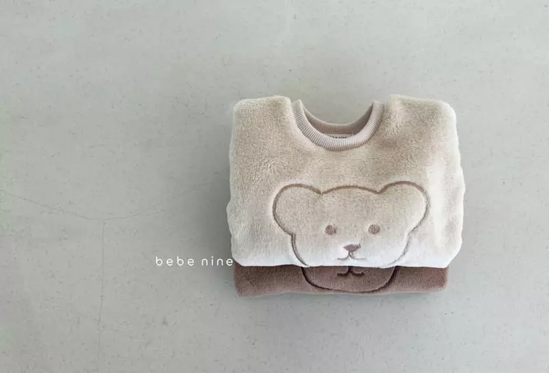 Bebe Nine - Korean Children Fashion - #childofig - Big Bear Sweatshirt - 5