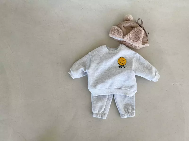 Bebe Nine - Korean Children Fashion - #childofig - Happy Sweatshirt - 3