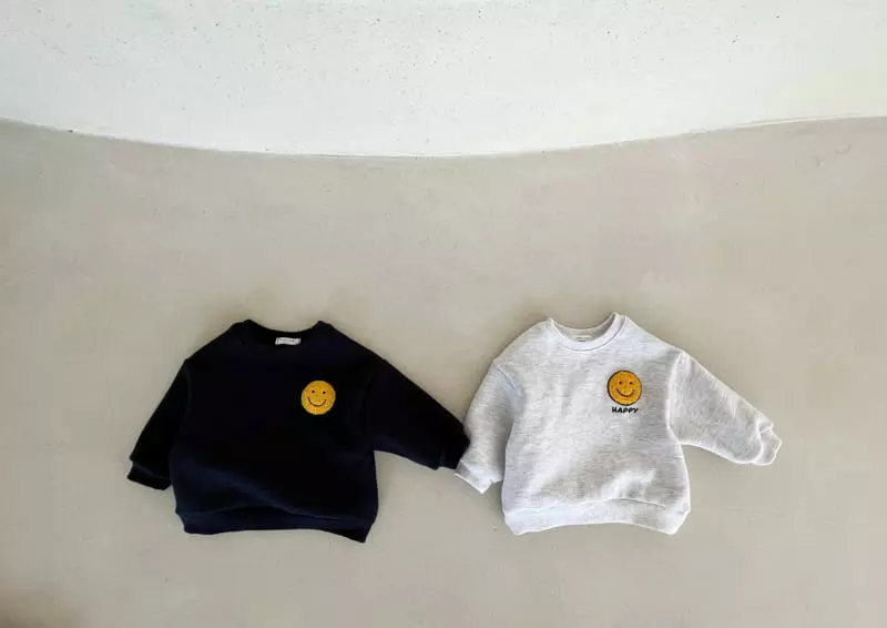 Bebe Nine - Korean Children Fashion - #childofig - Happy Sweatshirt - 4