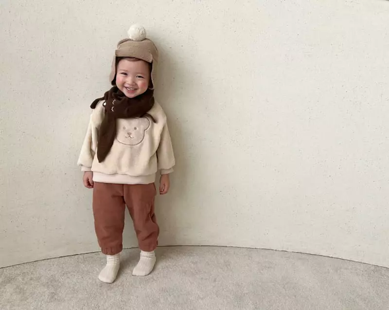 Bebe Nine - Korean Children Fashion - #childrensboutique - Big Bear Sweatshirt - 6