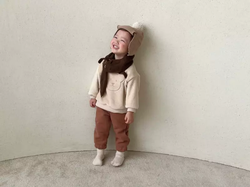 Bebe Nine - Korean Children Fashion - #designkidswear - Big Bear Sweatshirt - 7