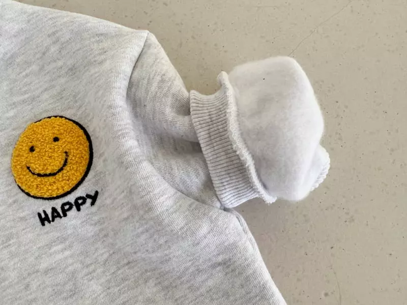 Bebe Nine - Korean Children Fashion - #designkidswear - Happy Sweatshirt - 6
