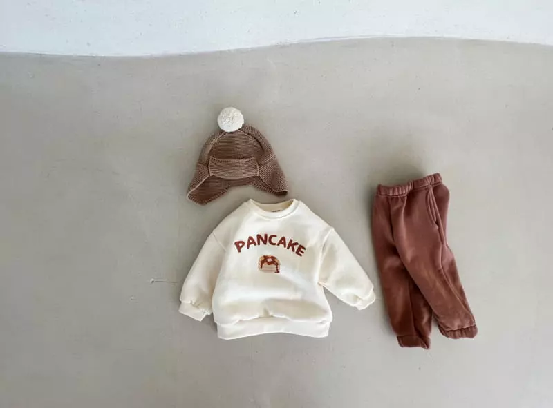 Bebe Nine - Korean Children Fashion - #kidsshorts - Pan Cake Sweatshirt