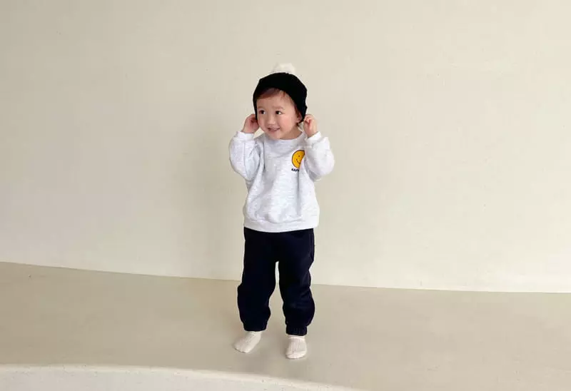 Bebe Nine - Korean Children Fashion - #kidsshorts - Happy Sweatshirt - 9