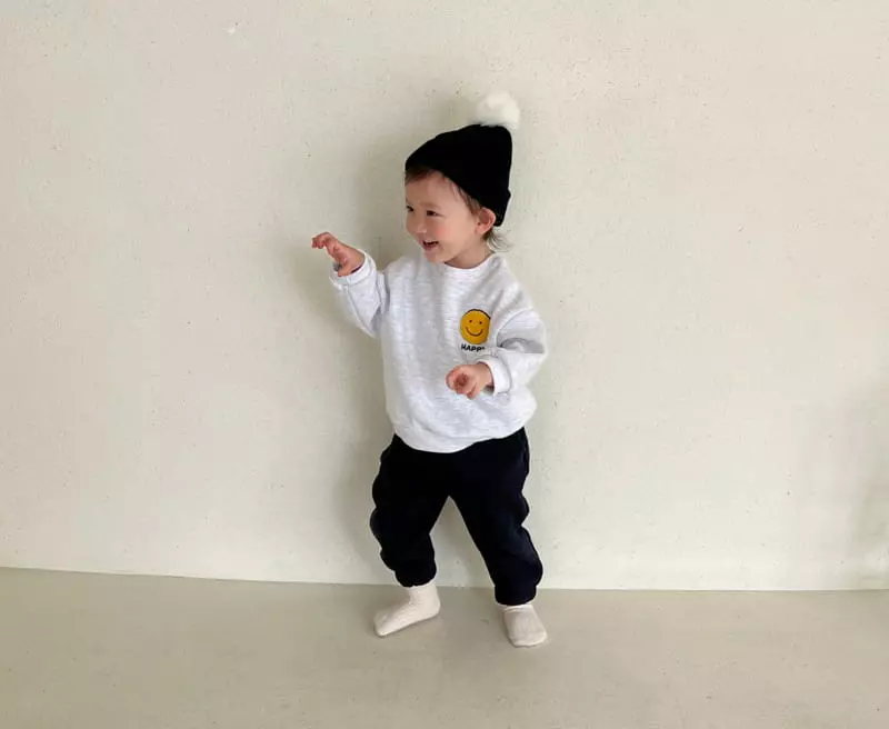 Bebe Nine - Korean Children Fashion - #kidsstore - Happy Sweatshirt - 10