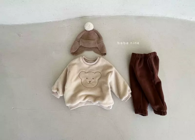 Bebe Nine - Korean Children Fashion - #minifashionista - Big Bear Sweatshirt - 2