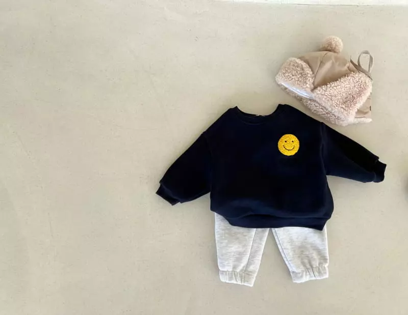 Bebe Nine - Korean Children Fashion - #minifashionista - Happy Sweatshirt