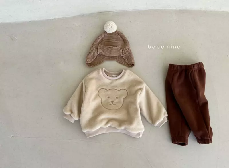 Bebe Nine - Korean Children Fashion - #prettylittlegirls - Big Bear Sweatshirt - 3
