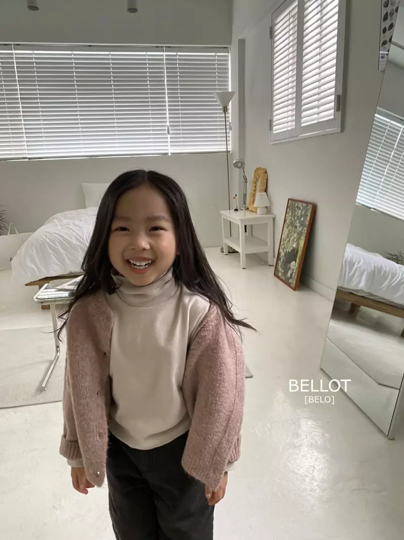 Bellot - Korean Children Fashion - #kidsshorts - Butter Turtleneck Tee - 8