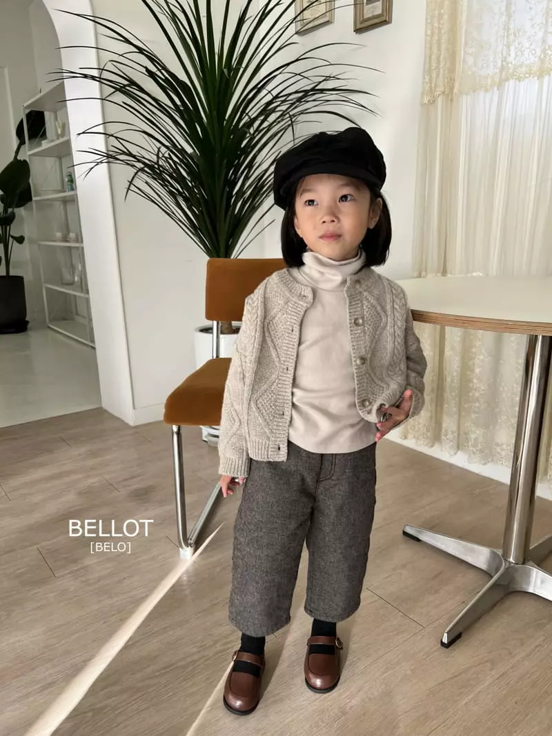 Bellot - Korean Children Fashion - #kidsstore - Butter Turtleneck Tee - 9
