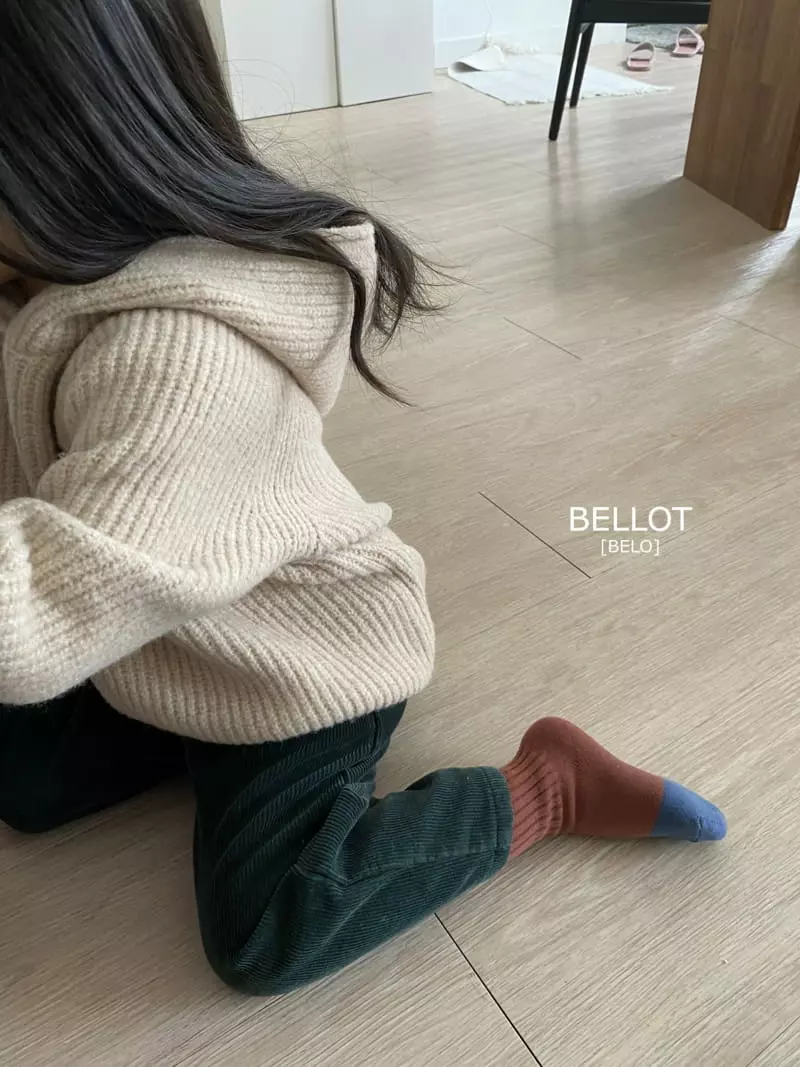 Bellot - Korean Children Fashion - #kidsshorts - Peach Hoody - 4